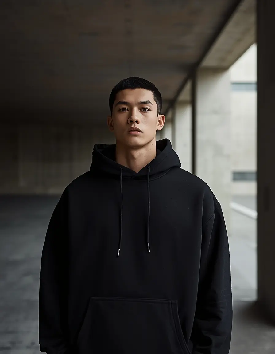 Lucid origin A hyper realistic ultra detailed photograph of a male model in an urban environm